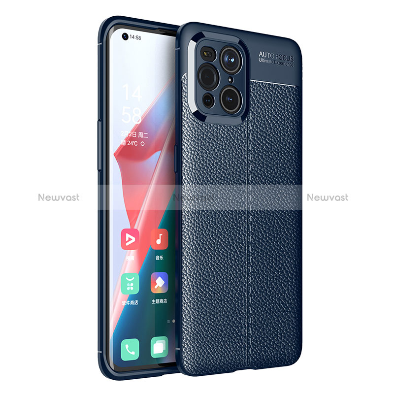 Soft Silicone Gel Leather Snap On Case Cover for Oppo Find X3 5G