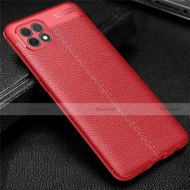 Soft Silicone Gel Leather Snap On Case Cover for Oppo Reno4 SE 5G