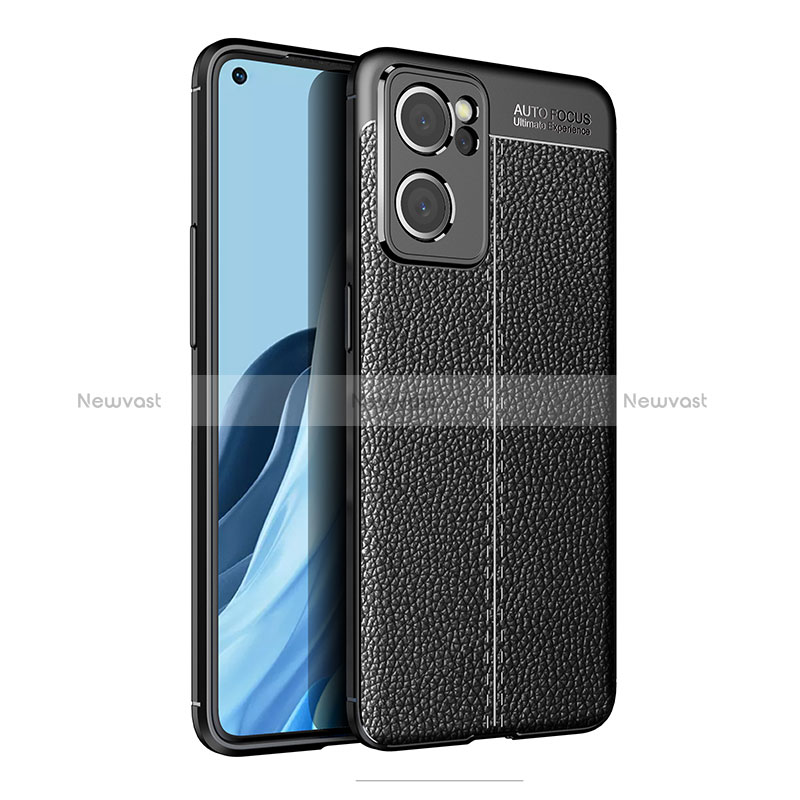 Soft Silicone Gel Leather Snap On Case Cover for Oppo Reno7 SE 5G