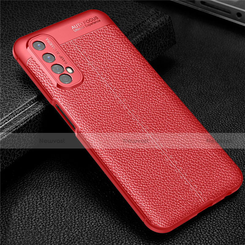 Soft Silicone Gel Leather Snap On Case Cover for Realme 7