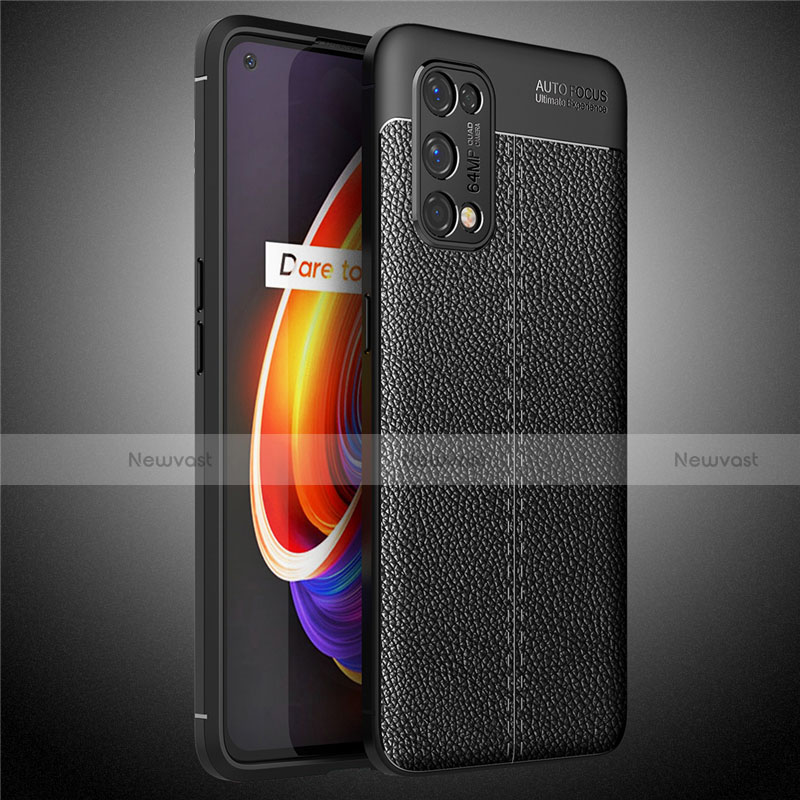 Soft Silicone Gel Leather Snap On Case Cover for Realme Q2 Pro 5G