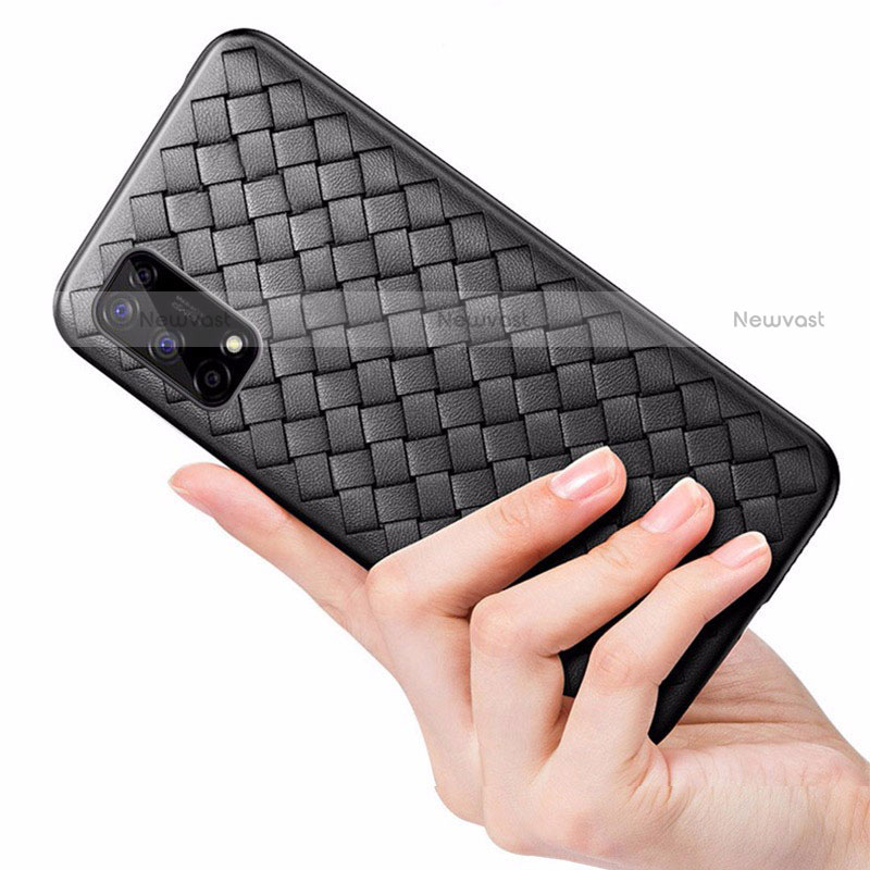 Soft Silicone Gel Leather Snap On Case Cover for Realme V5 5G