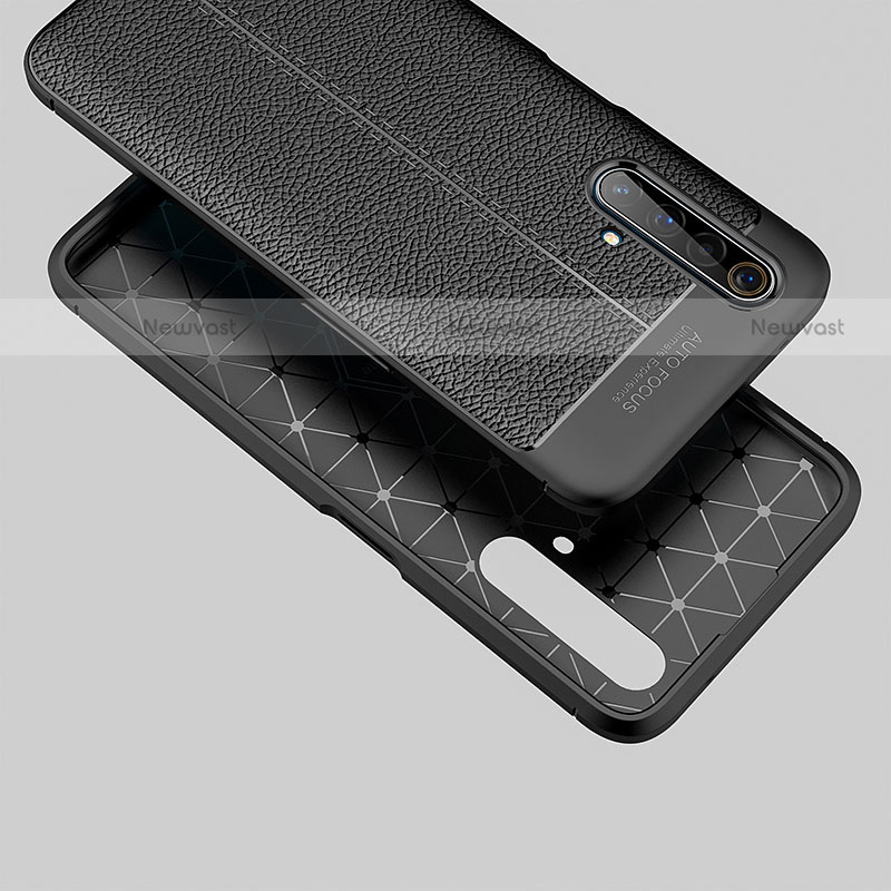 Soft Silicone Gel Leather Snap On Case Cover for Realme X3