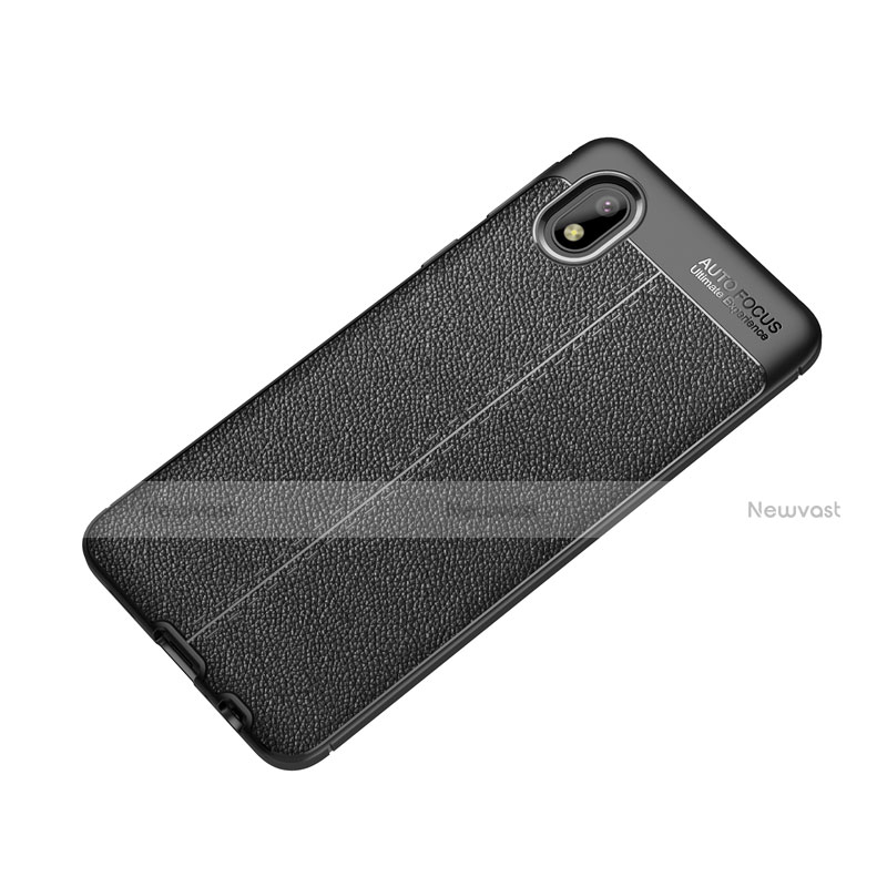 Soft Silicone Gel Leather Snap On Case Cover for Samsung Galaxy A01 Core