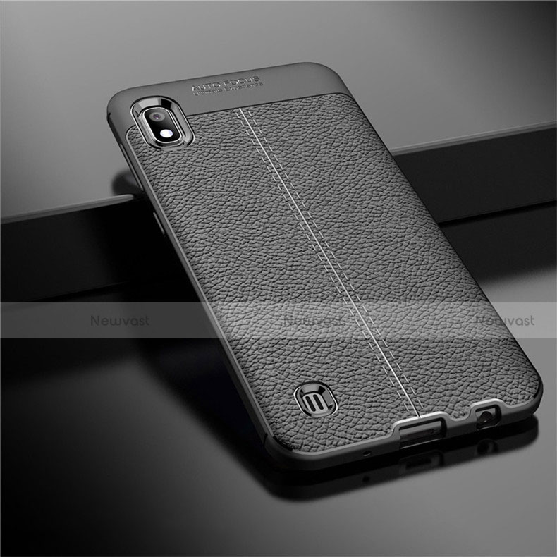 Soft Silicone Gel Leather Snap On Case Cover for Samsung Galaxy A10