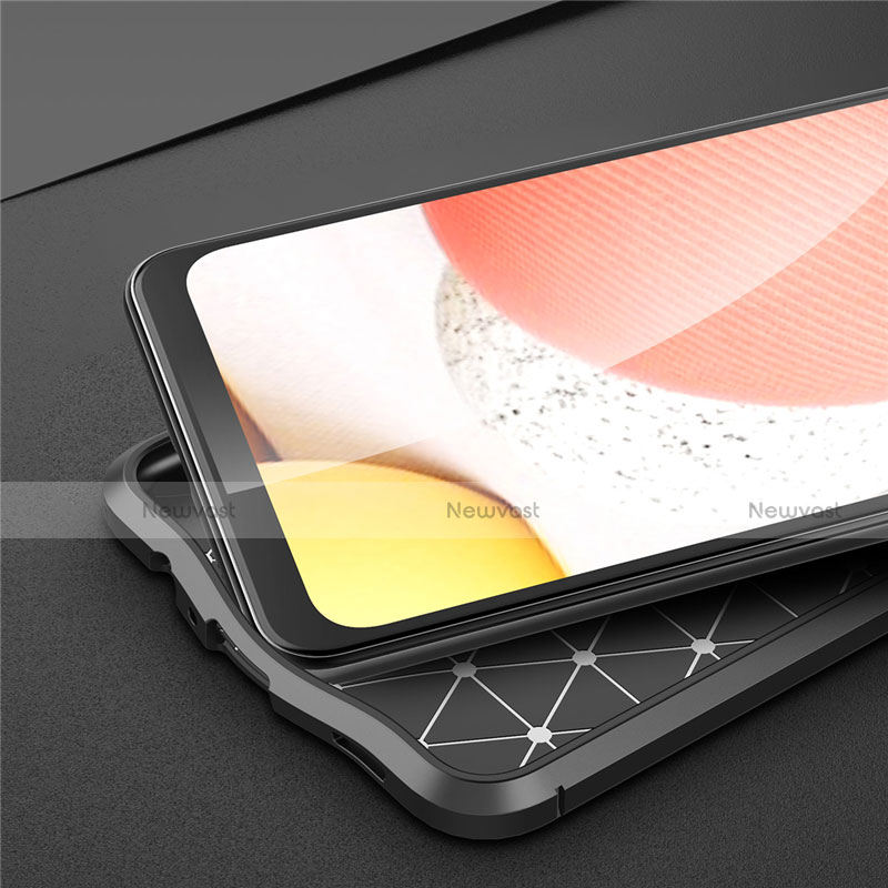 Soft Silicone Gel Leather Snap On Case Cover for Samsung Galaxy A12