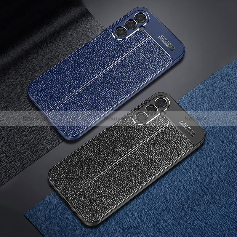 Soft Silicone Gel Leather Snap On Case Cover for Samsung Galaxy A14 5G