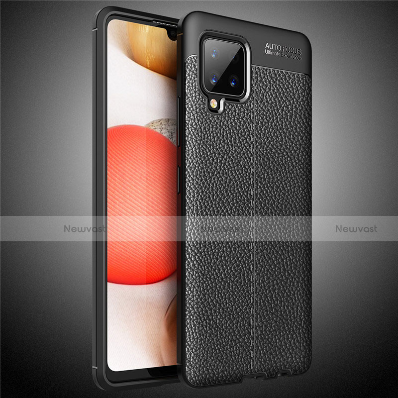 Soft Silicone Gel Leather Snap On Case Cover for Samsung Galaxy A42 5G