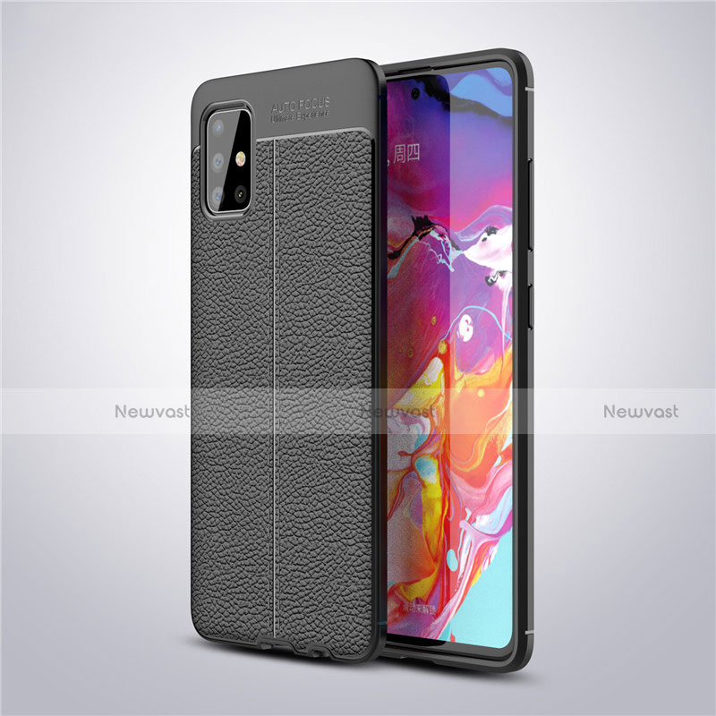 Soft Silicone Gel Leather Snap On Case Cover for Samsung Galaxy A51 5G