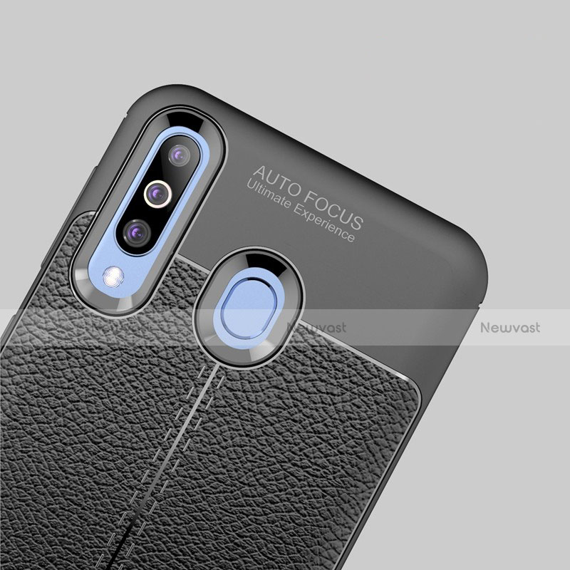 Soft Silicone Gel Leather Snap On Case Cover for Samsung Galaxy A60