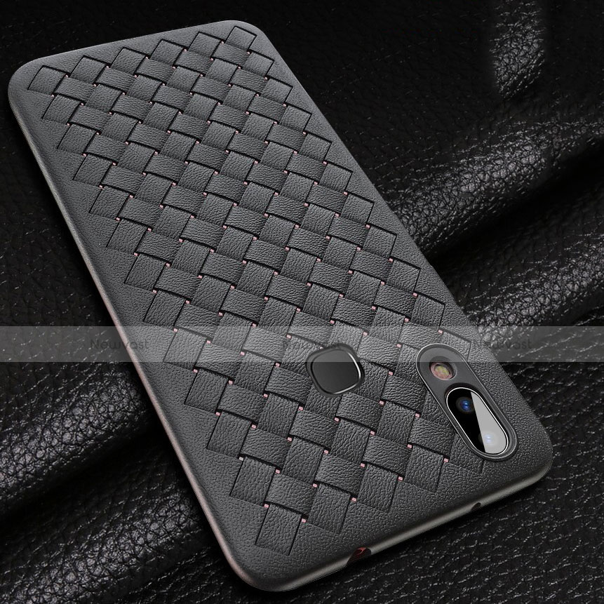 Soft Silicone Gel Leather Snap On Case Cover for Samsung Galaxy A6s