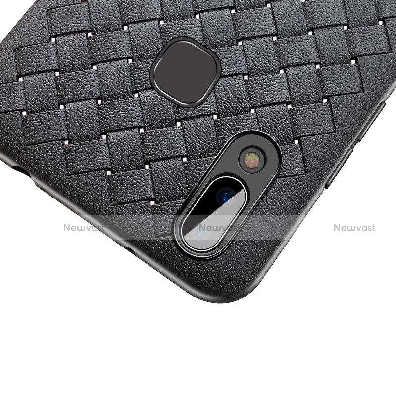 Soft Silicone Gel Leather Snap On Case Cover for Samsung Galaxy A6s