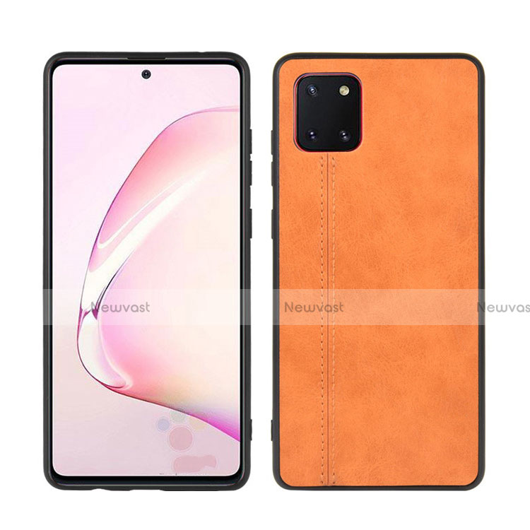 Soft Silicone Gel Leather Snap On Case Cover for Samsung Galaxy A81