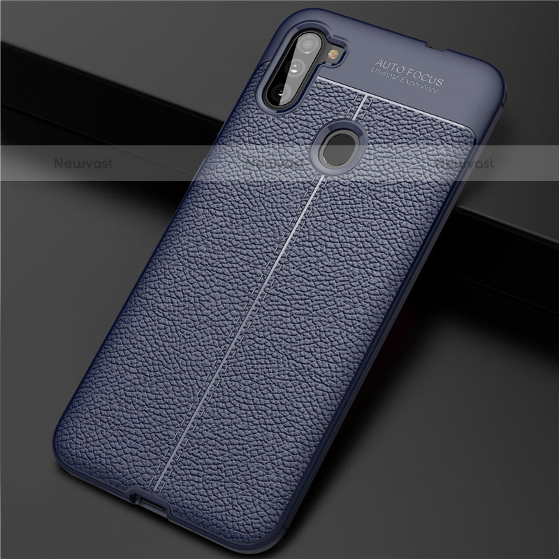 Soft Silicone Gel Leather Snap On Case Cover for Samsung Galaxy M11