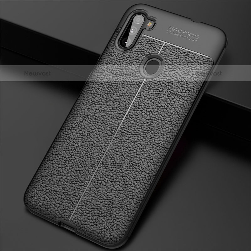 Soft Silicone Gel Leather Snap On Case Cover for Samsung Galaxy M11