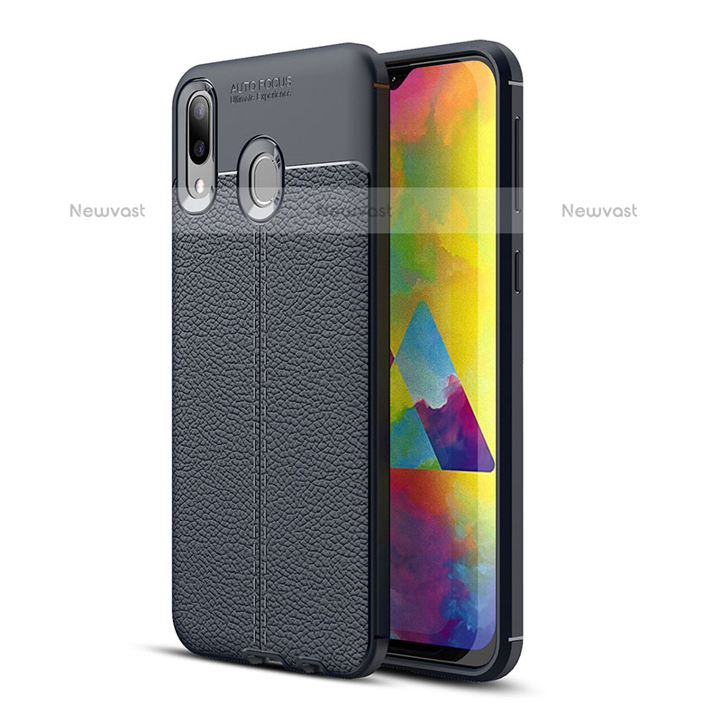 Soft Silicone Gel Leather Snap On Case Cover for Samsung Galaxy M20