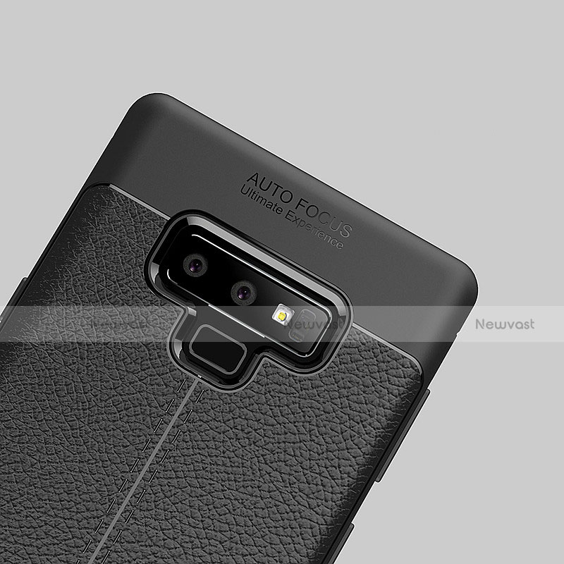 Soft Silicone Gel Leather Snap On Case Cover for Samsung Galaxy Note 9