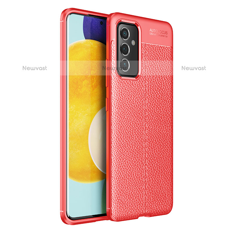 Soft Silicone Gel Leather Snap On Case Cover for Samsung Galaxy Quantum2 5G