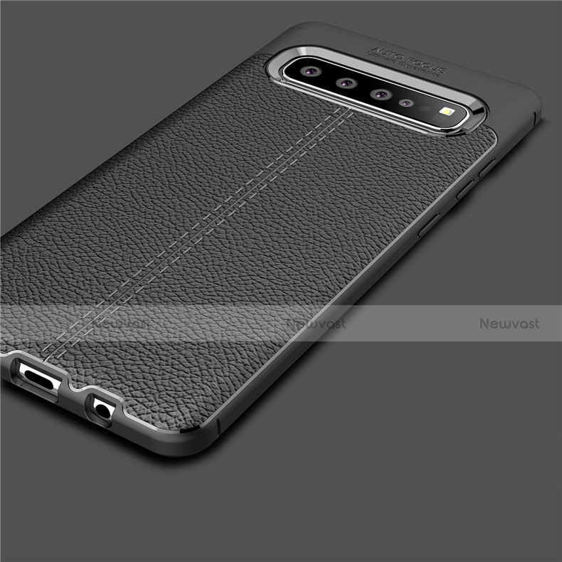 Soft Silicone Gel Leather Snap On Case Cover for Samsung Galaxy S10 5G SM-G977B