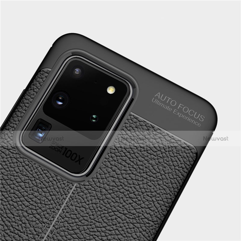 Soft Silicone Gel Leather Snap On Case Cover for Samsung Galaxy S20 Ultra 5G