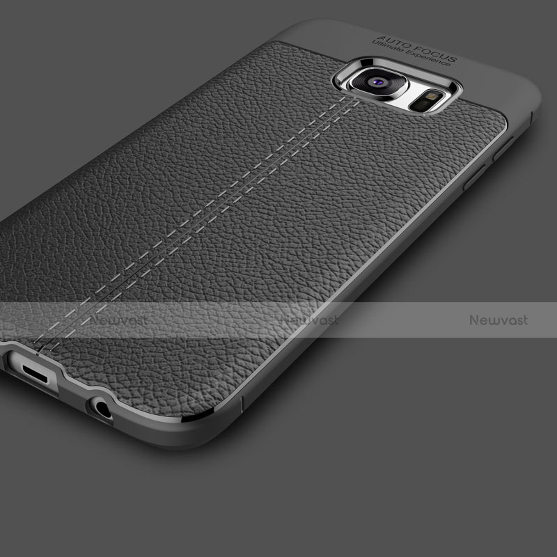 Soft Silicone Gel Leather Snap On Case Cover for Samsung Galaxy S7 Edge G935F