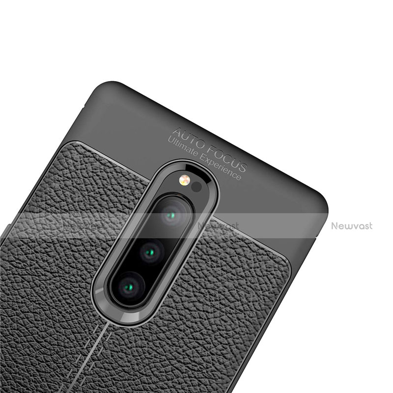 Soft Silicone Gel Leather Snap On Case Cover for Sony Xperia 1