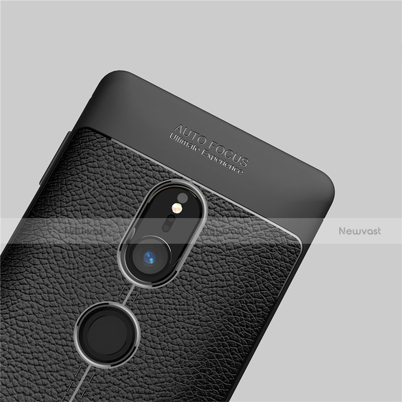 Soft Silicone Gel Leather Snap On Case Cover for Sony Xperia XZ2