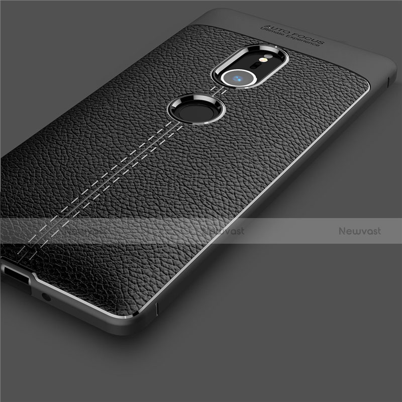 Soft Silicone Gel Leather Snap On Case Cover for Sony Xperia XZ2