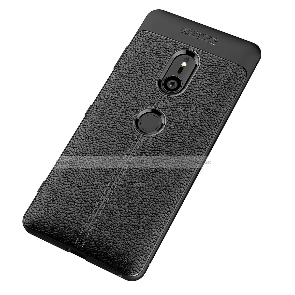 Soft Silicone Gel Leather Snap On Case Cover for Sony Xperia XZ3