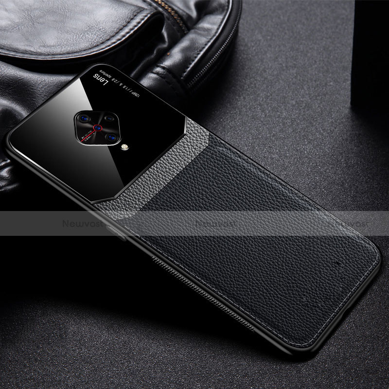 Soft Silicone Gel Leather Snap On Case Cover for Vivo S1 Pro