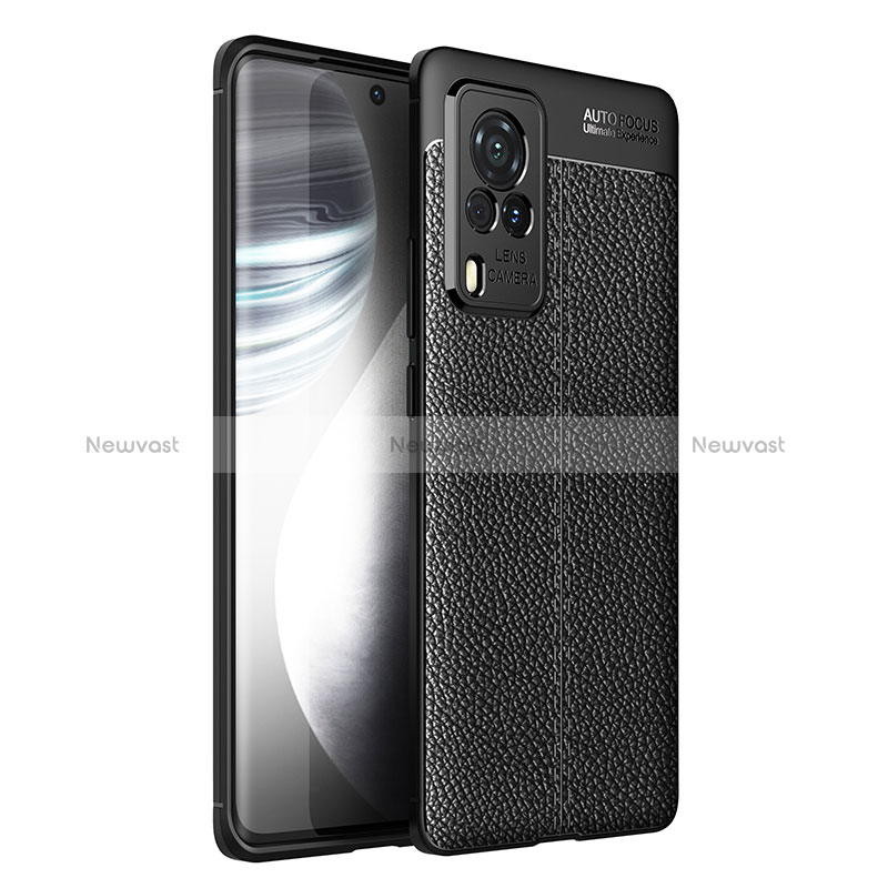 Soft Silicone Gel Leather Snap On Case Cover for Vivo X60 Pro 5G