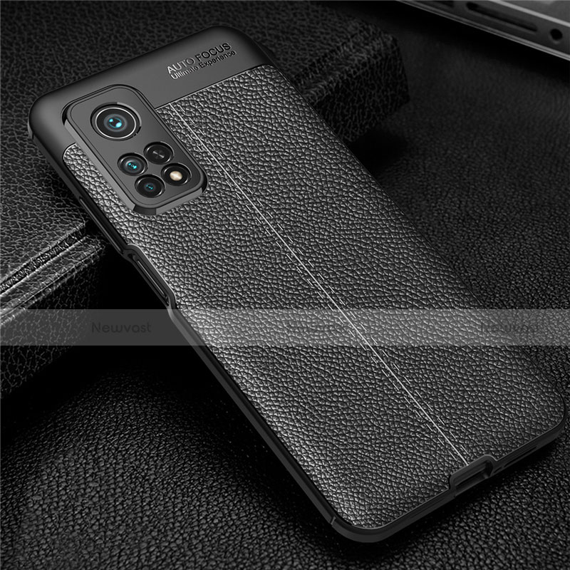 Soft Silicone Gel Leather Snap On Case Cover for Xiaomi Mi 10T 5G