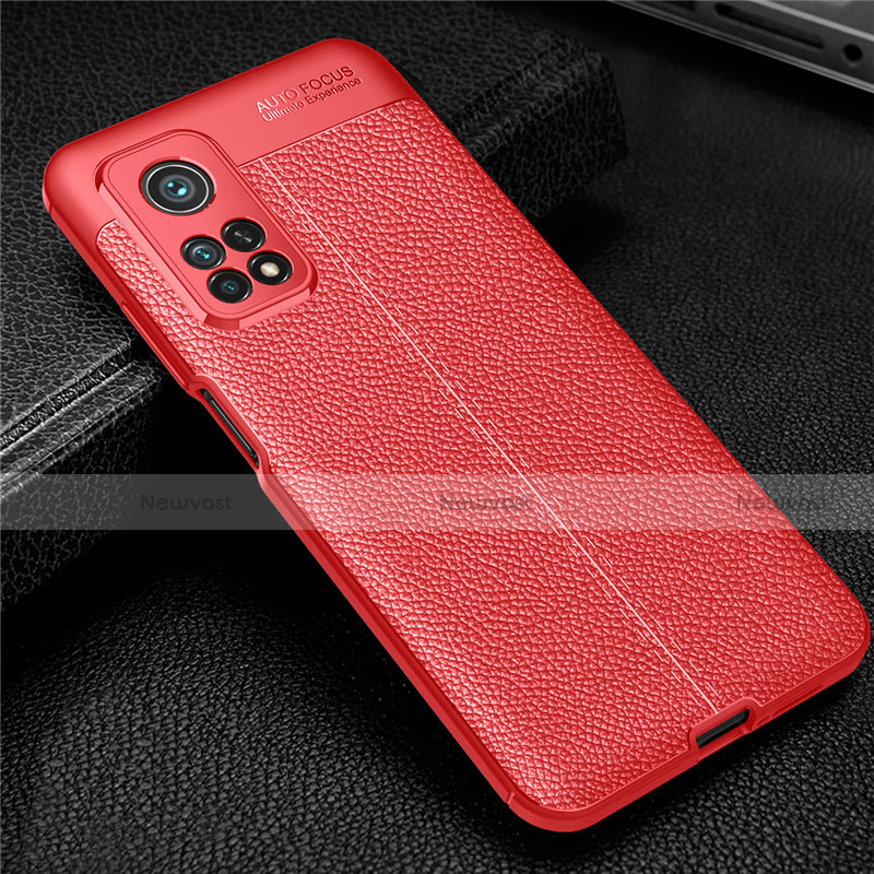 Soft Silicone Gel Leather Snap On Case Cover for Xiaomi Mi 10T Pro 5G