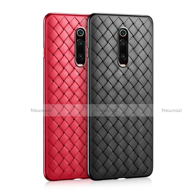Soft Silicone Gel Leather Snap On Case Cover for Xiaomi Mi 9T
