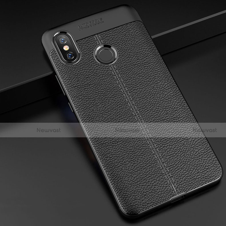 Soft Silicone Gel Leather Snap On Case Cover for Xiaomi Mi Max 3