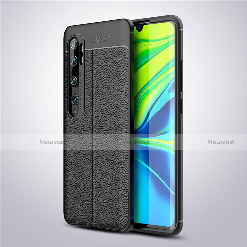 Soft Silicone Gel Leather Snap On Case Cover for Xiaomi Mi Note 10