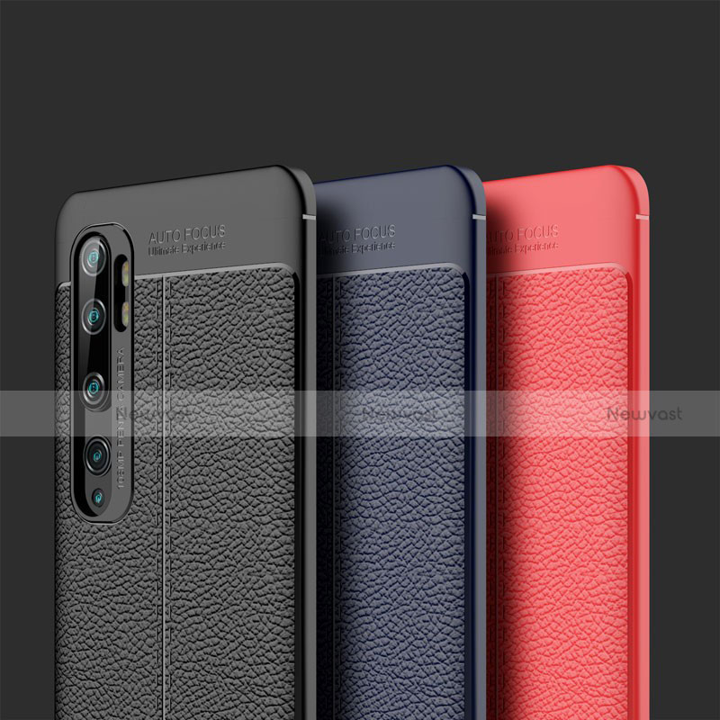 Soft Silicone Gel Leather Snap On Case Cover for Xiaomi Mi Note 10