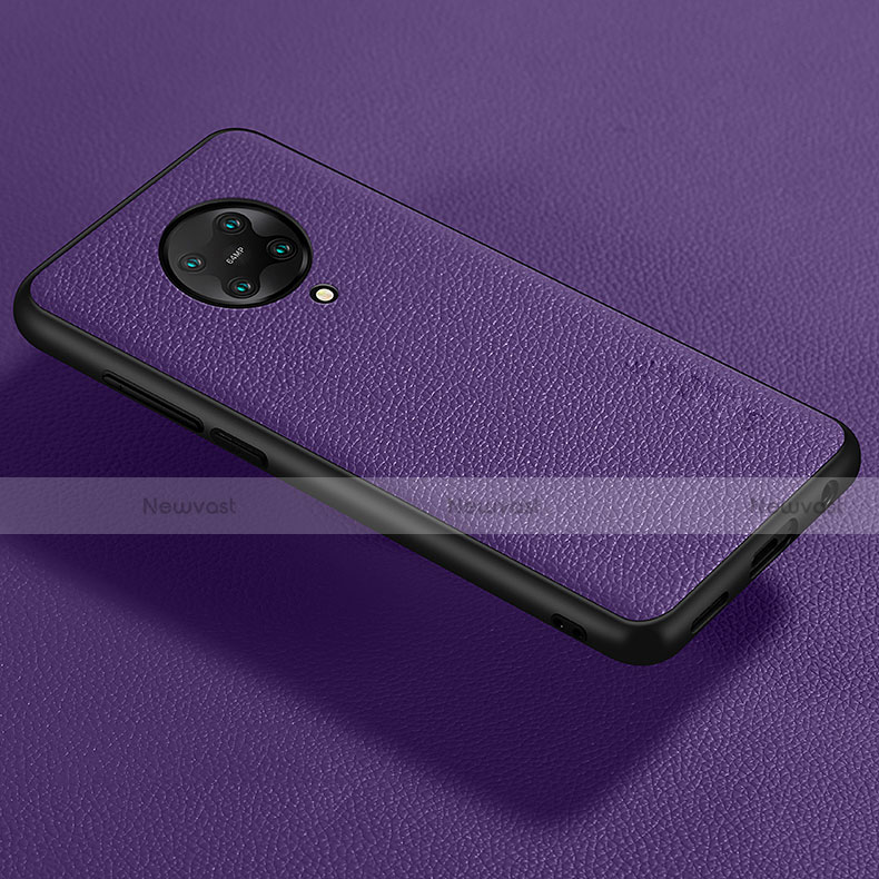 Soft Silicone Gel Leather Snap On Case Cover for Xiaomi Poco F2 Pro