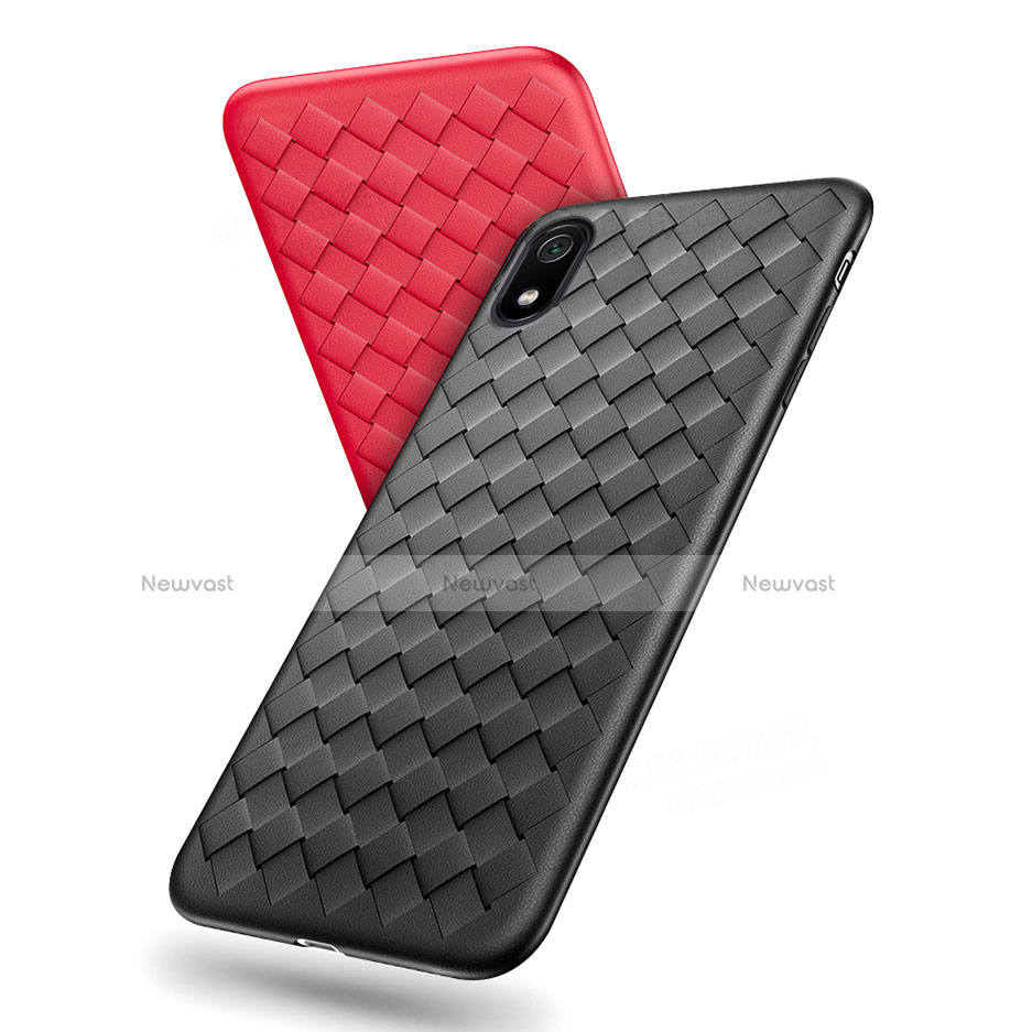 Soft Silicone Gel Leather Snap On Case Cover for Xiaomi Redmi 7A