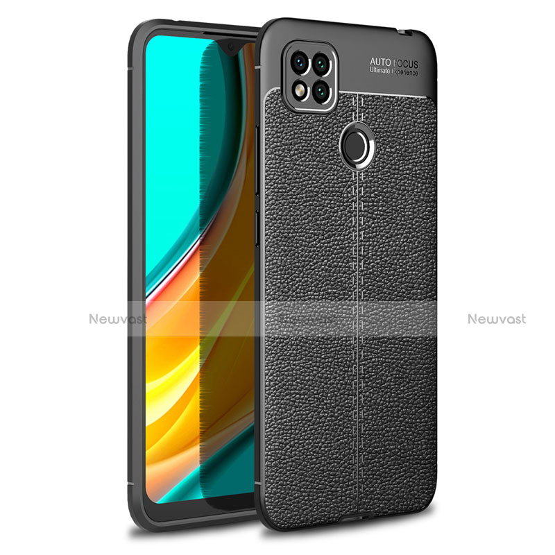 Soft Silicone Gel Leather Snap On Case Cover for Xiaomi Redmi 9C