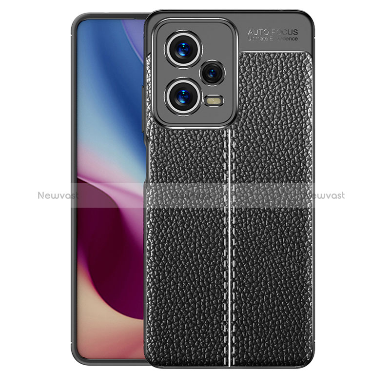 Soft Silicone Gel Leather Snap On Case Cover for Xiaomi Redmi Note 12 Pro 5G