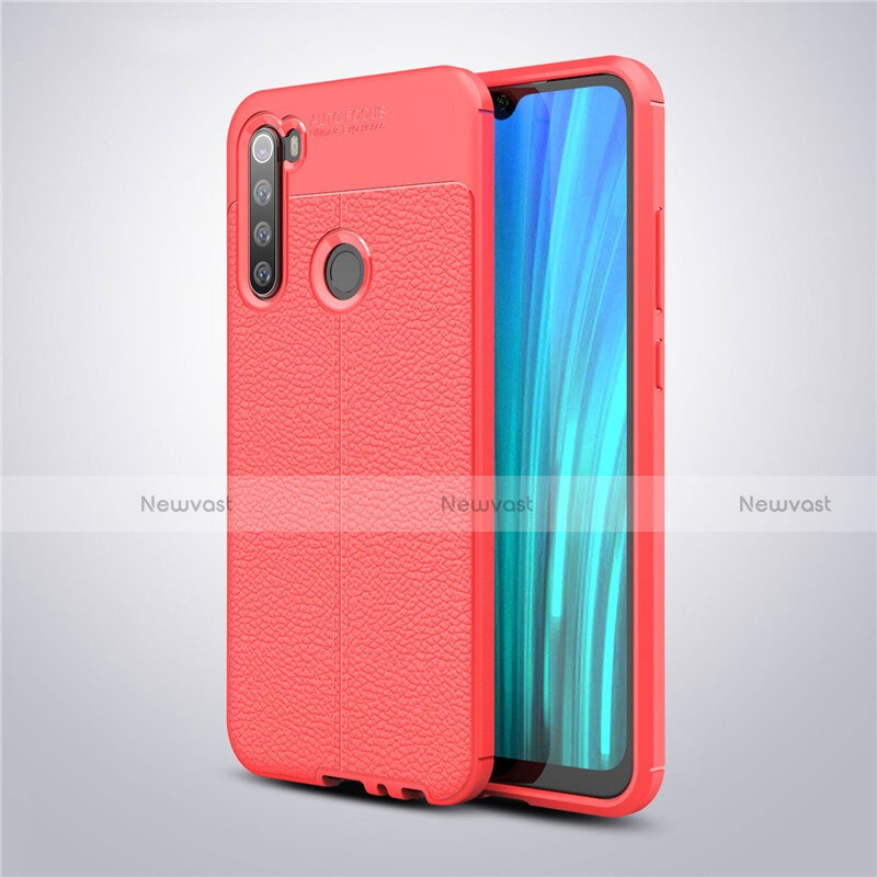 Soft Silicone Gel Leather Snap On Case Cover for Xiaomi Redmi Note 8 (2021)