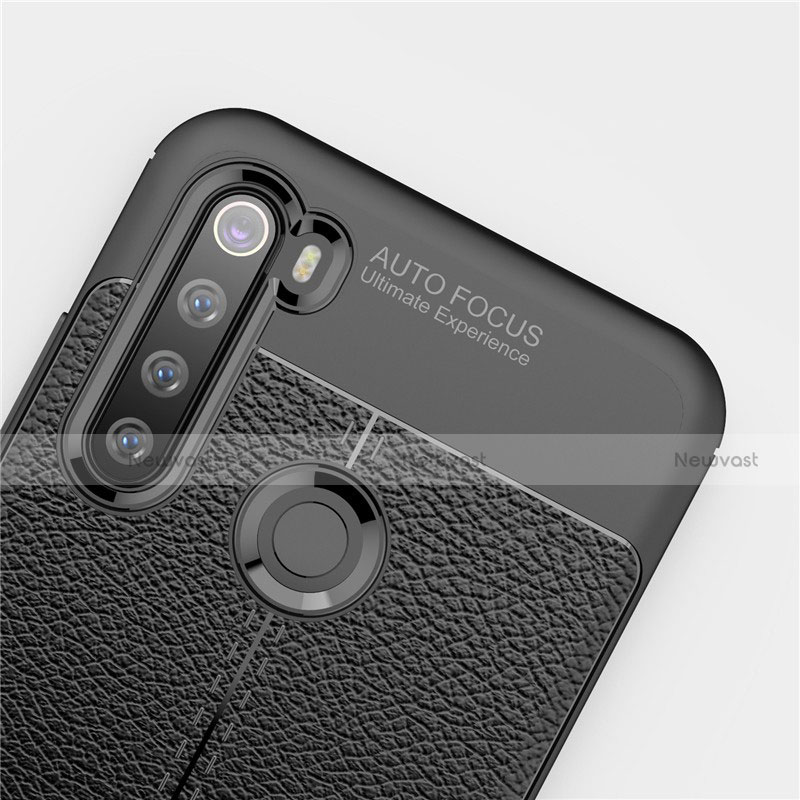 Soft Silicone Gel Leather Snap On Case Cover for Xiaomi Redmi Note 8 (2021)