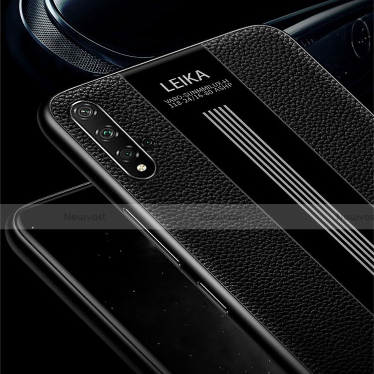 Soft Silicone Gel Leather Snap On Case Cover H01 for Huawei Honor 20