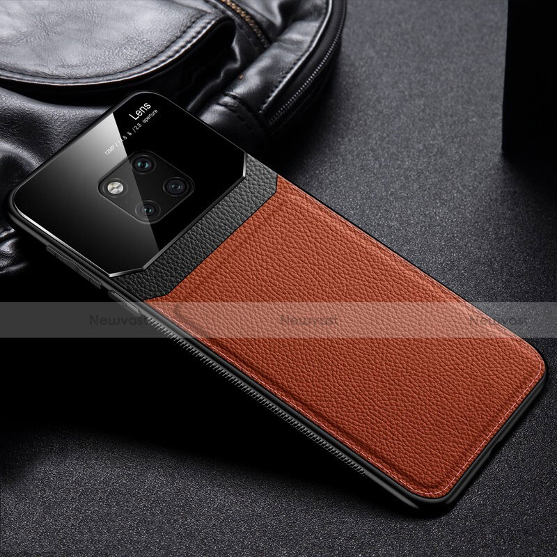 Soft Silicone Gel Leather Snap On Case Cover H01 for Huawei Mate 20 Pro