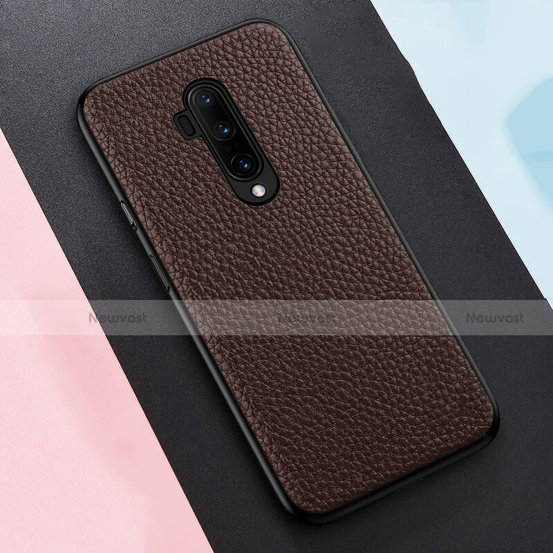 Soft Silicone Gel Leather Snap On Case Cover H01 for OnePlus 7T Pro