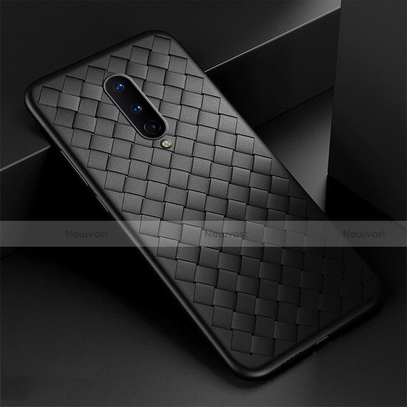 Soft Silicone Gel Leather Snap On Case Cover H01 for OnePlus 8