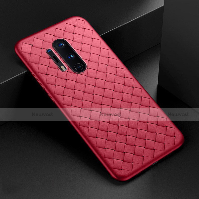 Soft Silicone Gel Leather Snap On Case Cover H01 for OnePlus 8 Pro