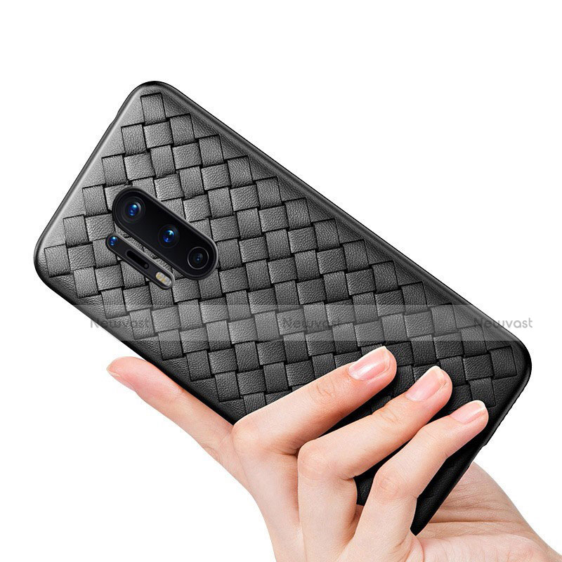 Soft Silicone Gel Leather Snap On Case Cover H01 for OnePlus 8 Pro