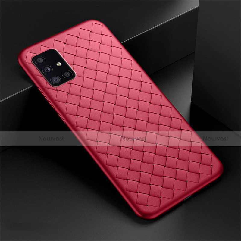 Soft Silicone Gel Leather Snap On Case Cover H01 for Samsung Galaxy A51 5G